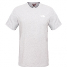 The North Face Mens S/S Red Box Tee, heather grey - T-Shirt